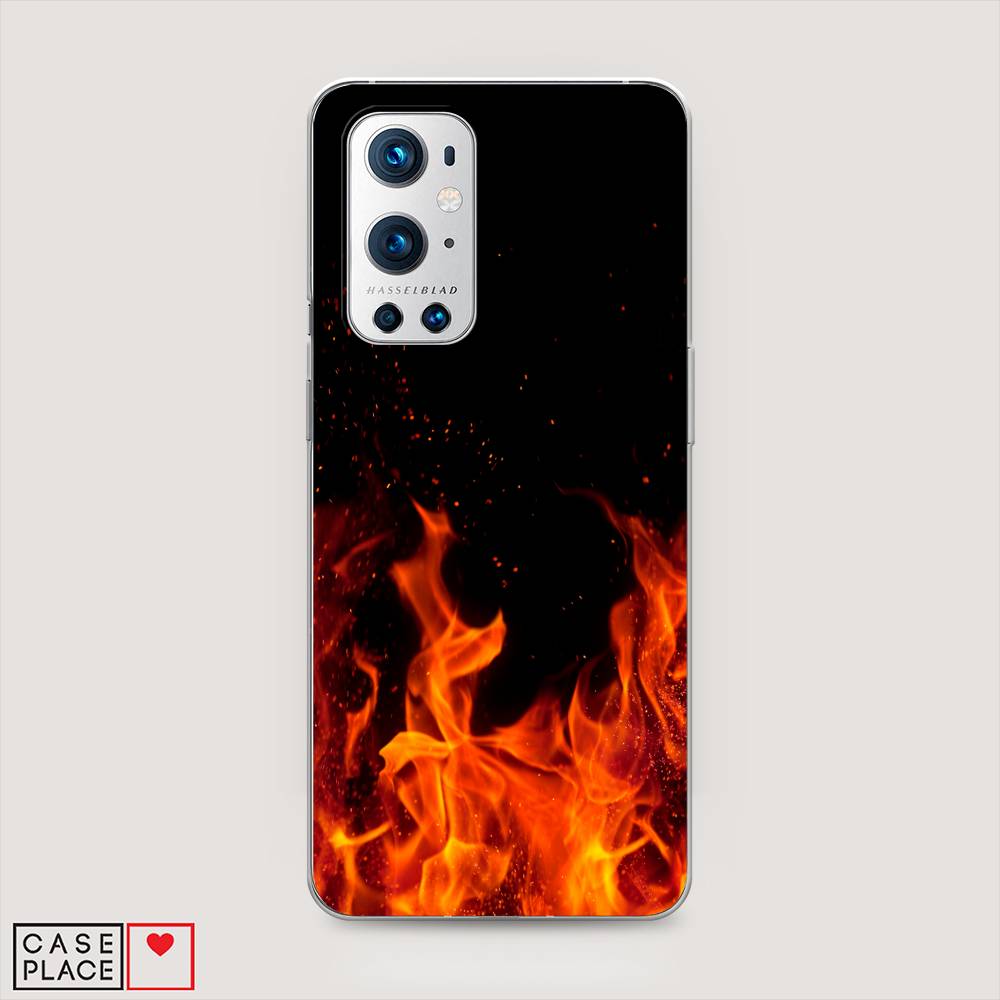 

Чехол Awog на OnePlus 9 Pro / ВанПлас 9 Pro "Все в огне", Оранжевый;черный, 151550-4