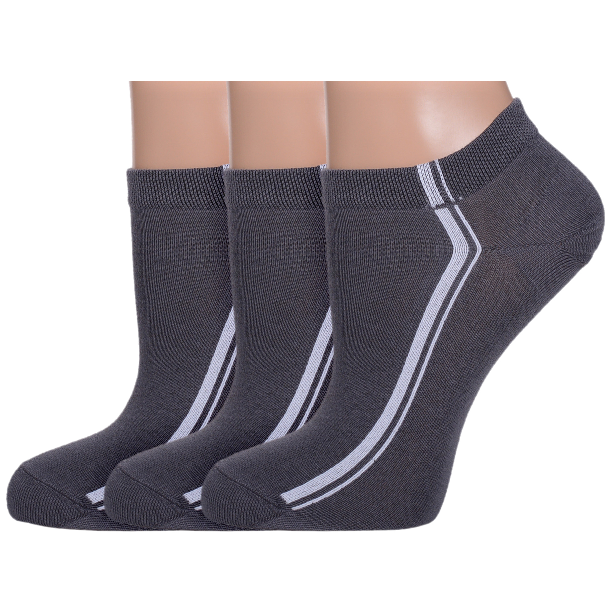 

Комплект носков женских LorenzLine 3-С8 серых 23, Серый, 3-С8