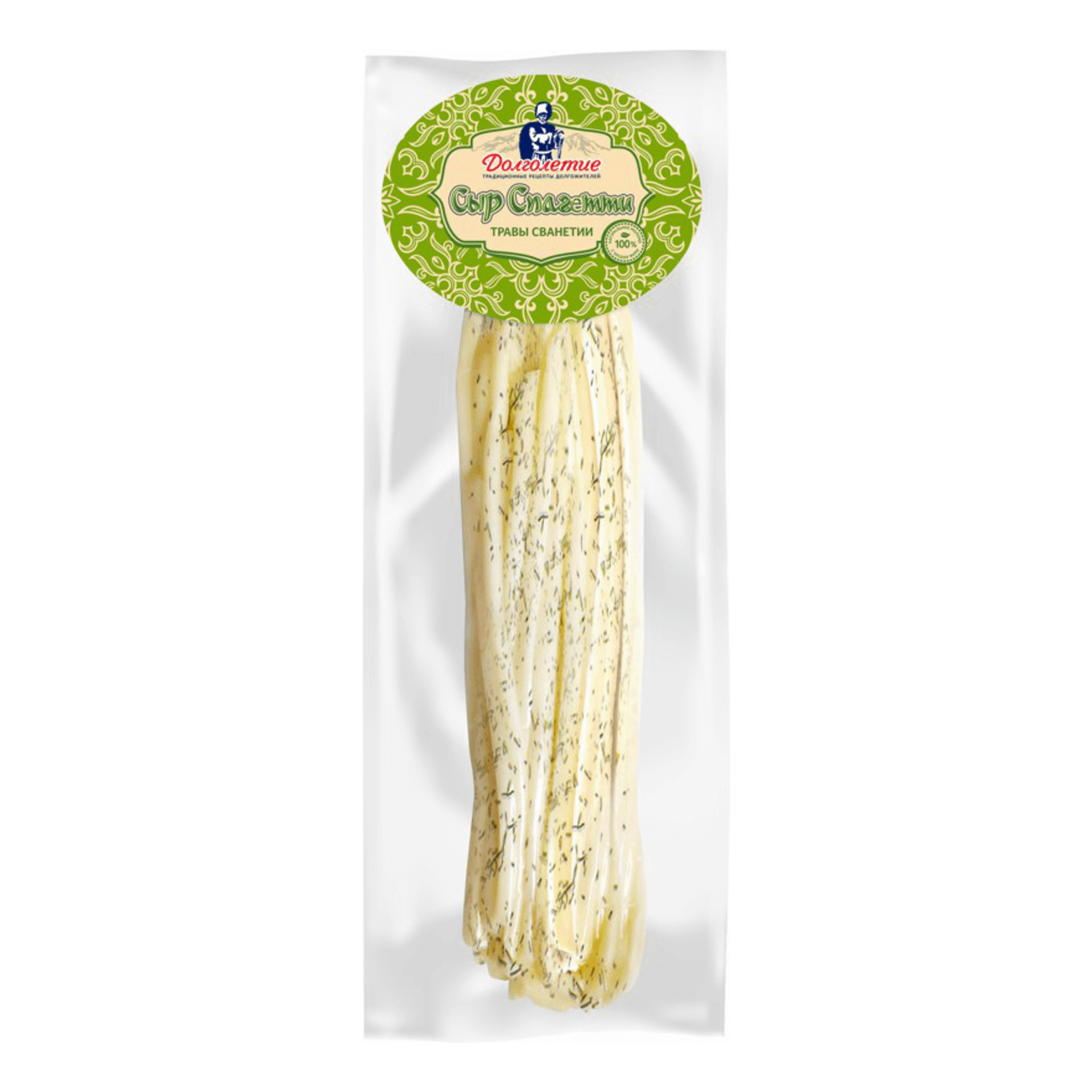 Сыр рассольный Долголетие спагетти с травами Сванетии 45% 70 г