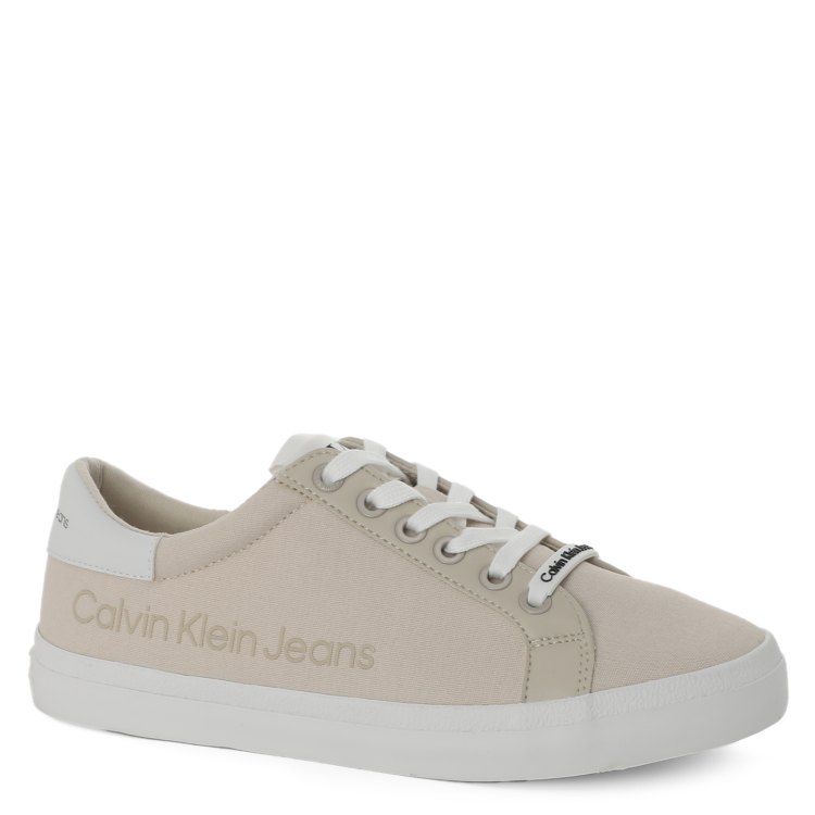 фото Кеды женские calvin klein jeans yw0yw00057 бежевые 41 eu