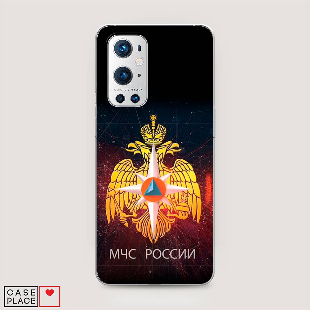 

Чехол Awog на OnePlus 9 Pro / ВанПлас 9 Pro "МЧС России", Черный;желтый;красный, 151550-5