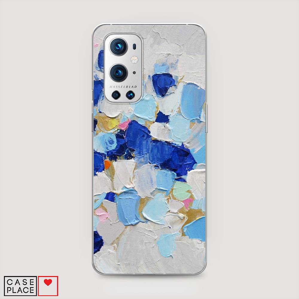 

Чехол Awog на OnePlus 9 Pro / ВанПлас 9 Pro "Холст сине-белый", Синий, 151550-10