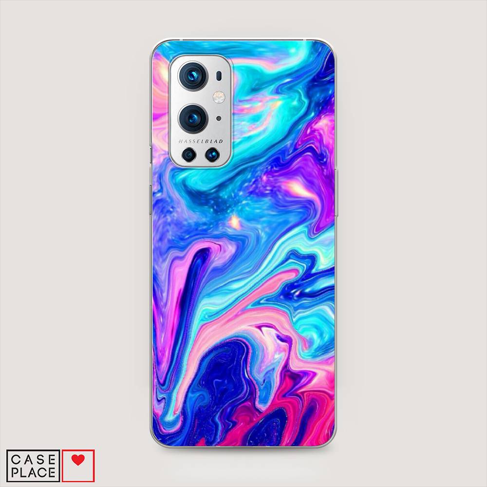 

Чехол Awog на OnePlus 9 Pro / ВанПлас 9 Pro "Потеки краски", Розовый, 151550-10