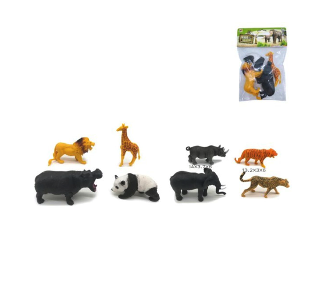 Купить Игровой набор животных Наша Игрушка Дикие животные, 4 шт 200857795, Наша игрушка,