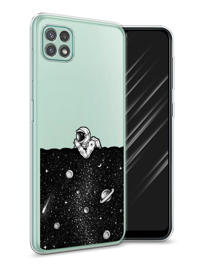 

Чехол Awog на Samsung Galaxy A22s 5G / Самсунг A22s 5G "Космический сон", Серый, 2104250-4