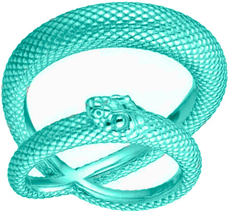 

Кольцо из ювелирного сплава р. 16,5 Caviar Jewellery SER021, SER021