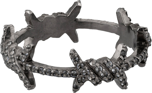 

Кольцо из ювелирного сплава с нанокристаллом р. 16 Caviar Jewellery TL002G, TL002G