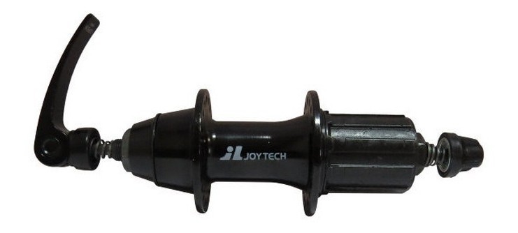 Втулка задняя JoyTech F362TSE-11S-24, на 24 спицы, 130OLD, черная алюминиевая с эксцентрик