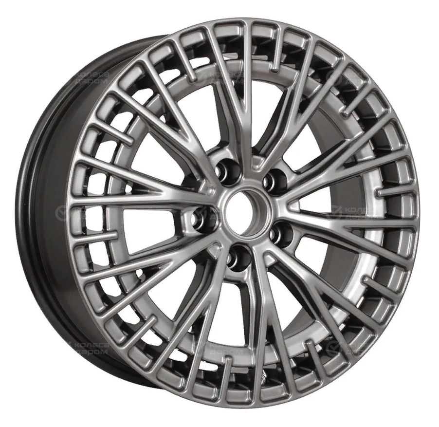 

KDW KD1730(КС1098-00) R17x7 5x108 ET33 CB67.1 Black Front Polished, Черный