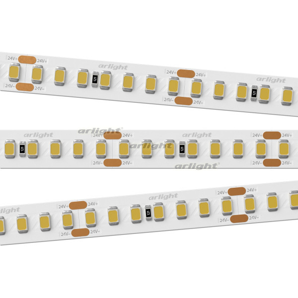 

Светодиодная лента Arlight 019095(2) 5м белый теплый
