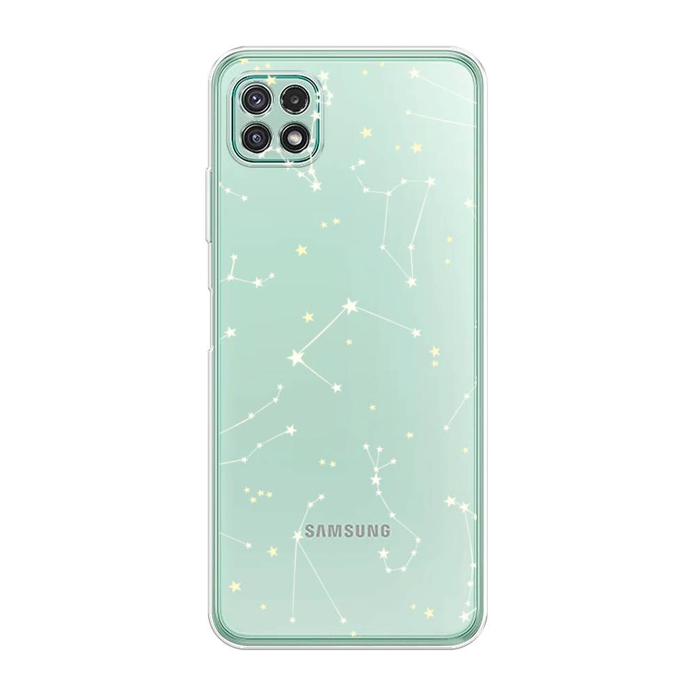 

Чехол Awog на Samsung Galaxy A22s 5G / Самсунг A22s 5G "Созвездия", Прозрачный;серый;бежевый, 2104250-7