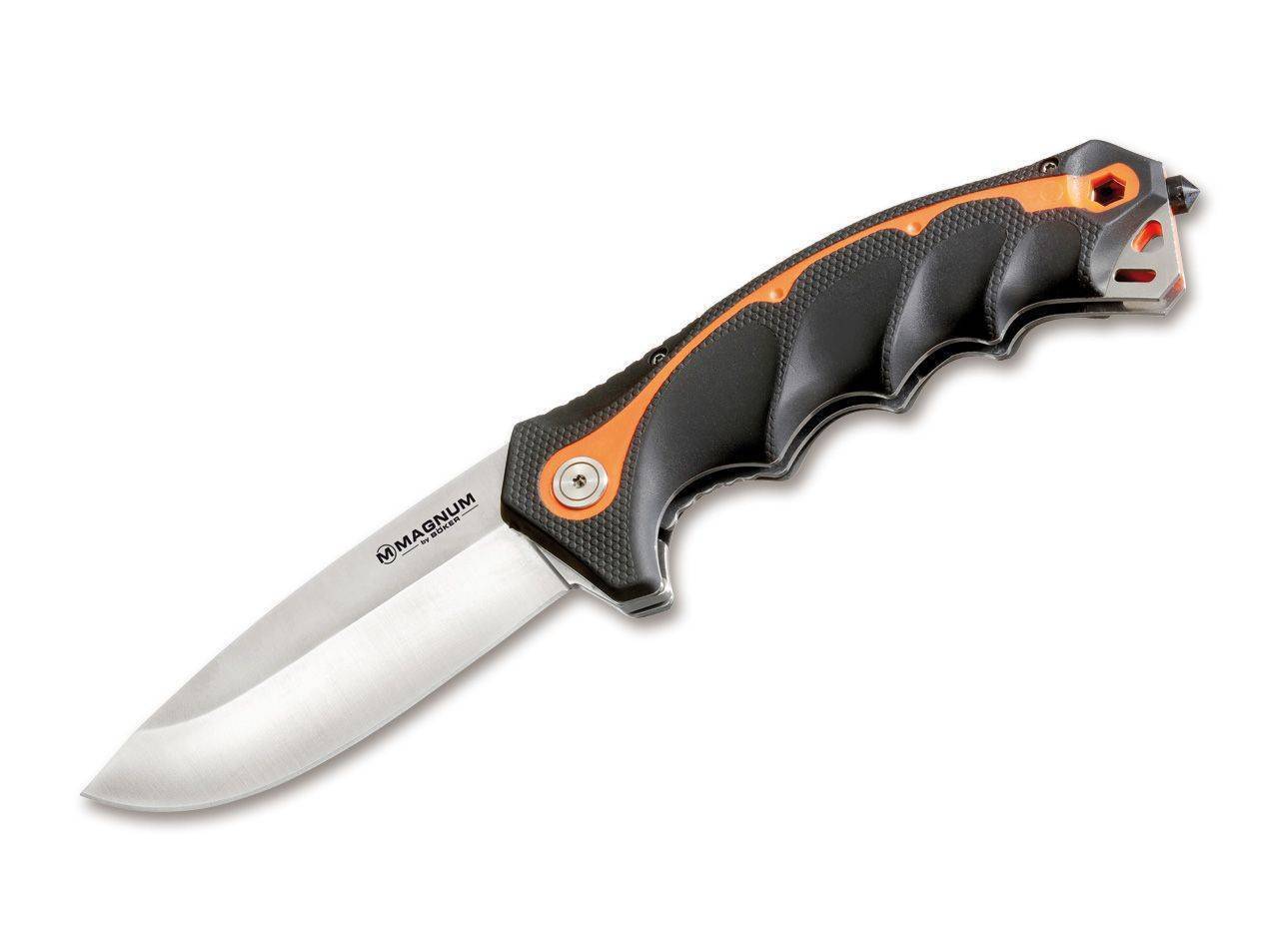 

Туристический нож Boker Chainsaw Attendant Satin, black/orange, Chainsaw Attendant Satin