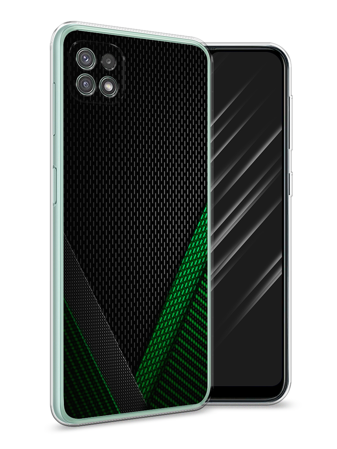 

Чехол Awog на Samsung Galaxy A22s 5G / Самсунг A22s 5G "Зеленый карбон", Черный;зеленый, 2104250-3