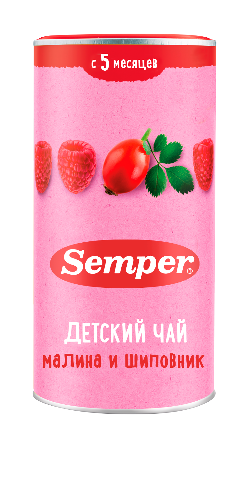 Чай Semper Малина и шиповник с 5 мес 200 г 960₽