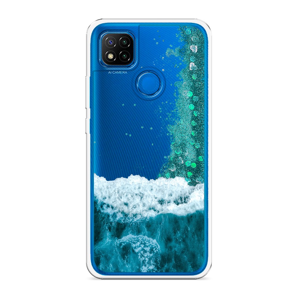 

Жидкий чехол с блестками "Морская пучина" на Xiaomi Redmi 9C