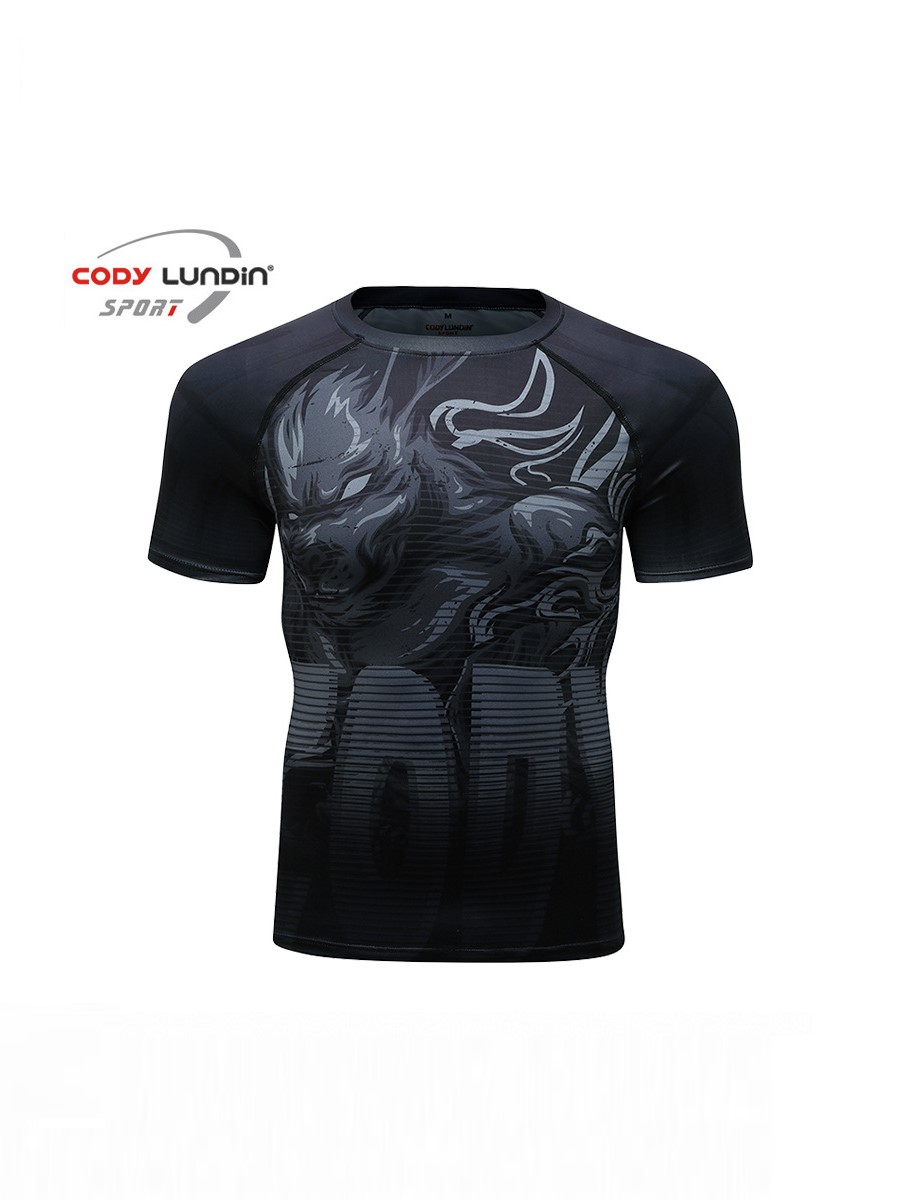 

Рашгард с коротким рукавом Cody Lundin Werewolf р. XXL, Черный, Werewolf
