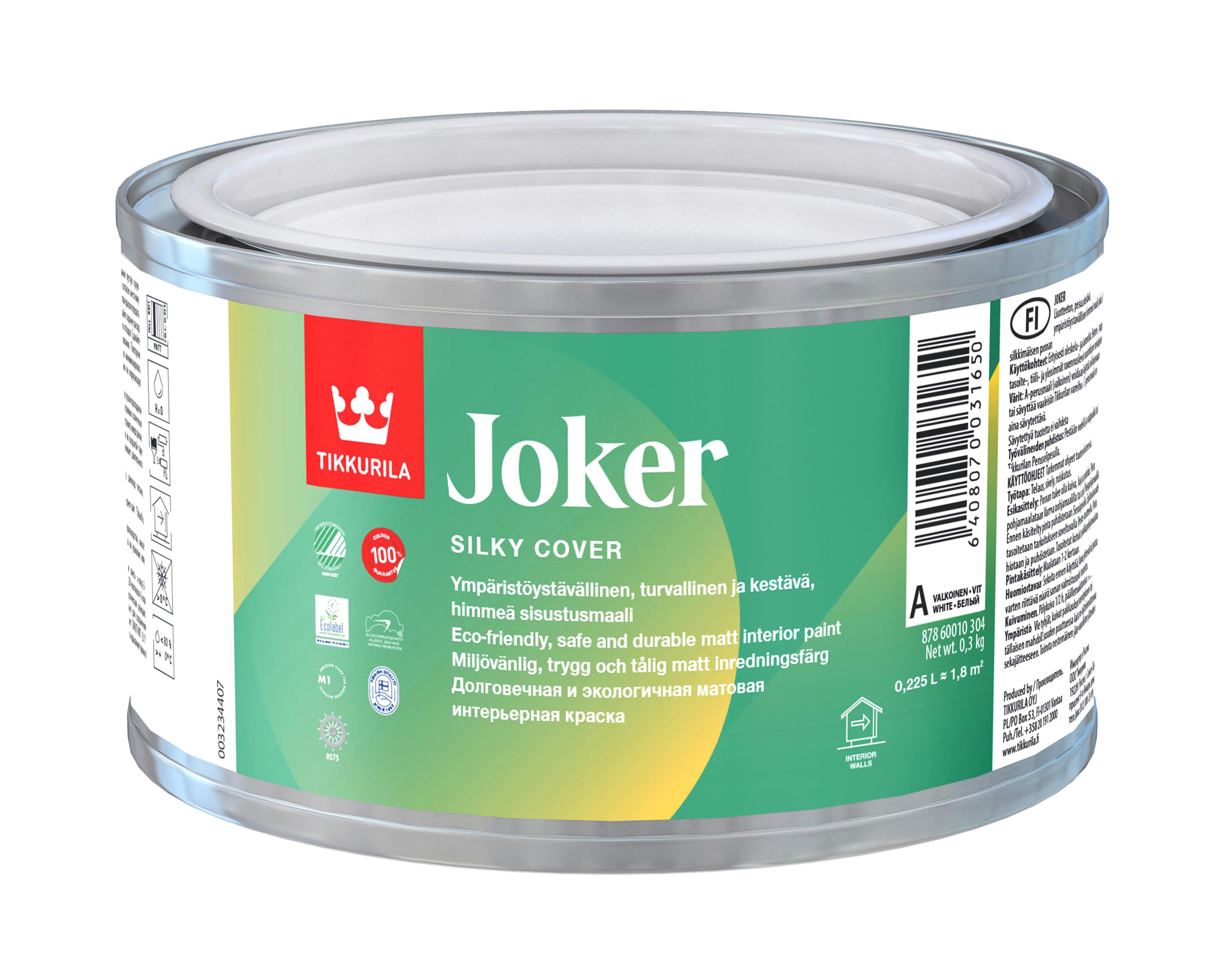 фото Краска tikkurila joker, база a, 0,225 л