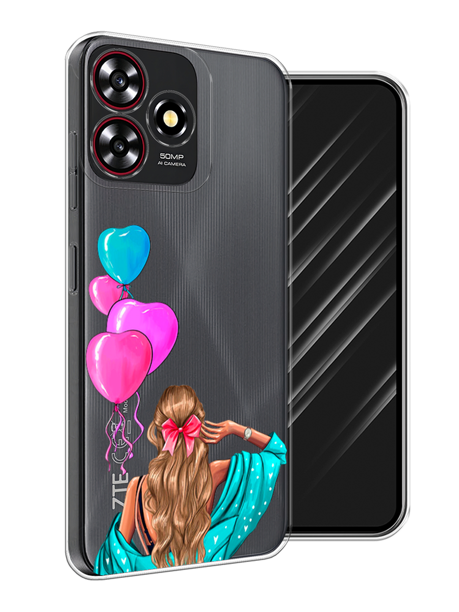 

Чехол Awog на ZTE Blade A73 4G "День Рождения", Голубой;розовый;бежевый, 136450-1