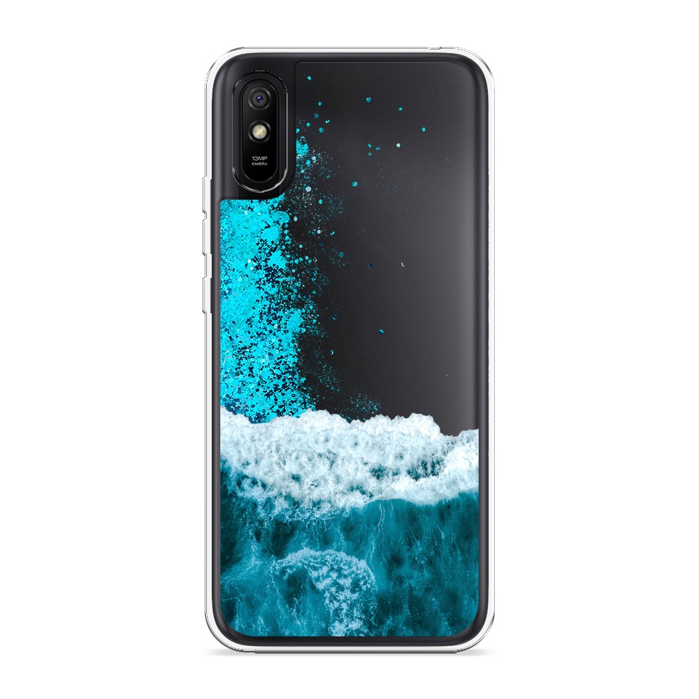 

Жидкий чехол с блестками "Морская пучина" на Xiaomi Redmi 9A, 38993-1