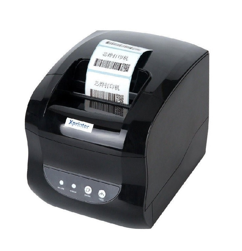 Термопринтер этикеток Xprinter XP-318B USB, black