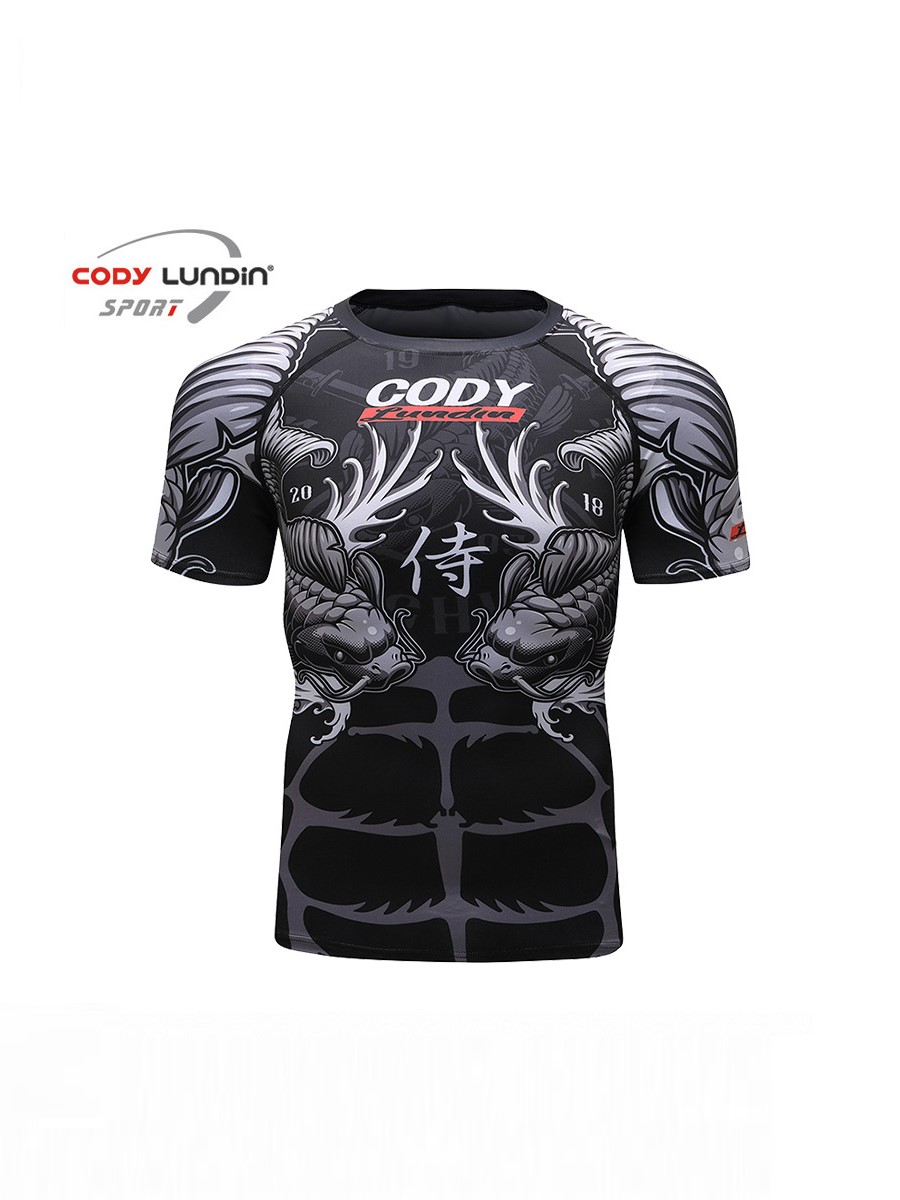 Рашгард с коротким рукавом Cody Lundin Bushido р. XXL