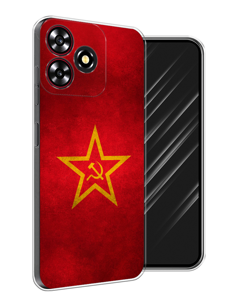 

Чехол Awog на ZTE Blade A73 4G "Красное знамя", Желтый;красный, 136450-1