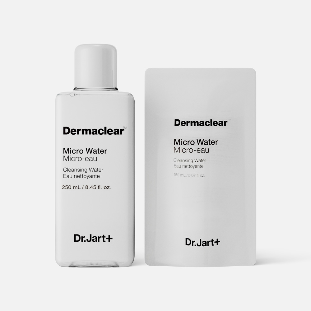 Вода мицеллярная Dr. Jart+ Dermaclear Micro Water набор, со сменным блоком, 400 мл