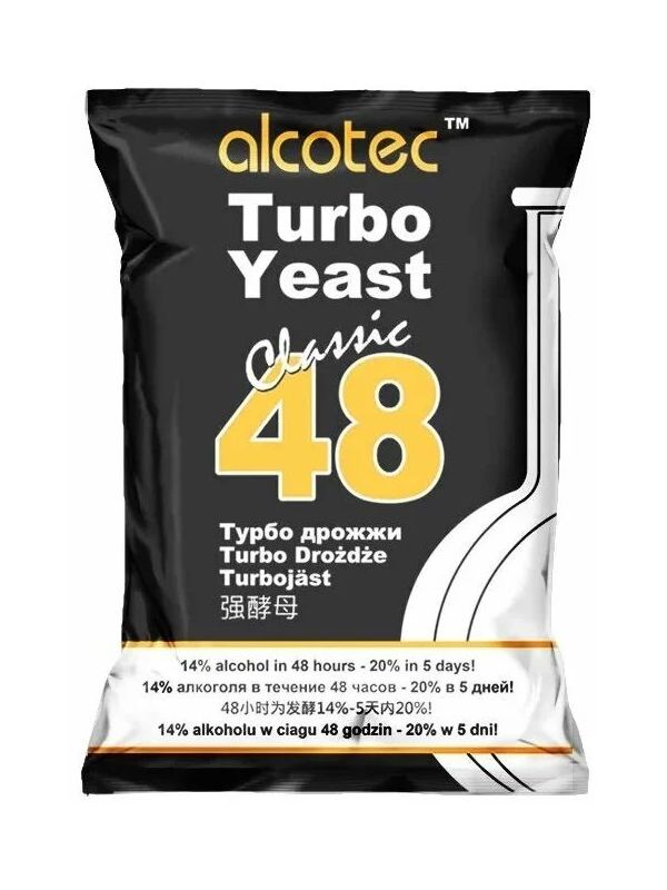 Дрожжи ALCOTEC 48 Classic Turbo (