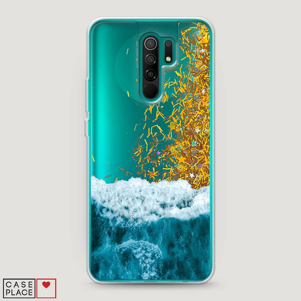 

Жидкий чехол с блестками "Морская пучина" на Xiaomi Redmi 9, 38390-1