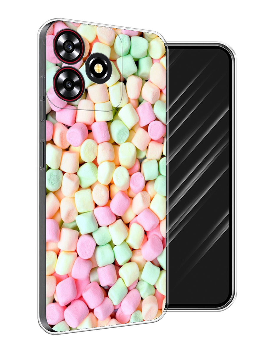 

Чехол Awog на ZTE Blade A73 4G "Marshmallows", Зеленый;желтый;розовый, 136450-1