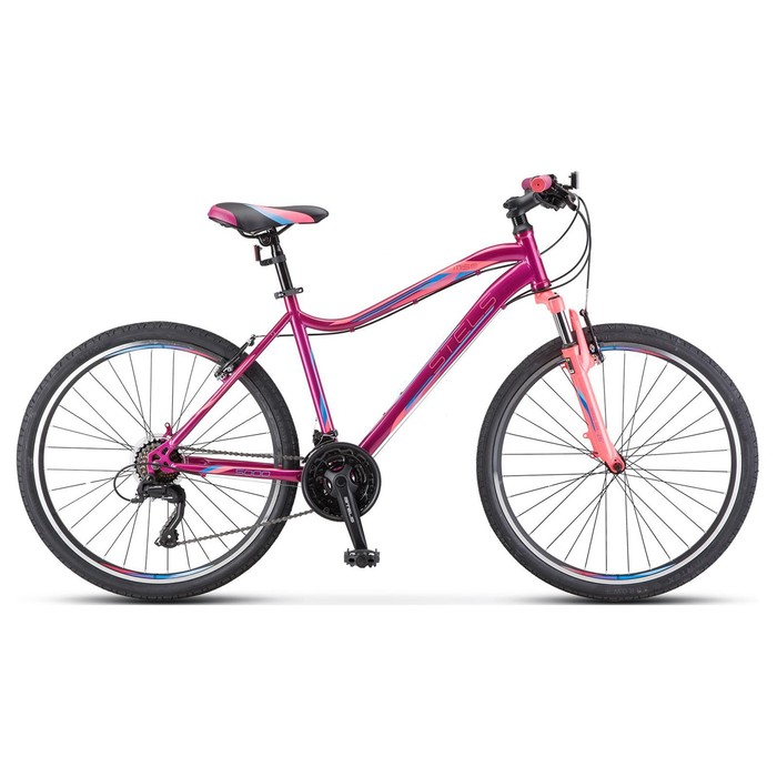

STELS Велосипед 26" Stels Miss-5000 V, V050, цвет фиолетовый/розовый, размер 18", Miss 5000 V V050