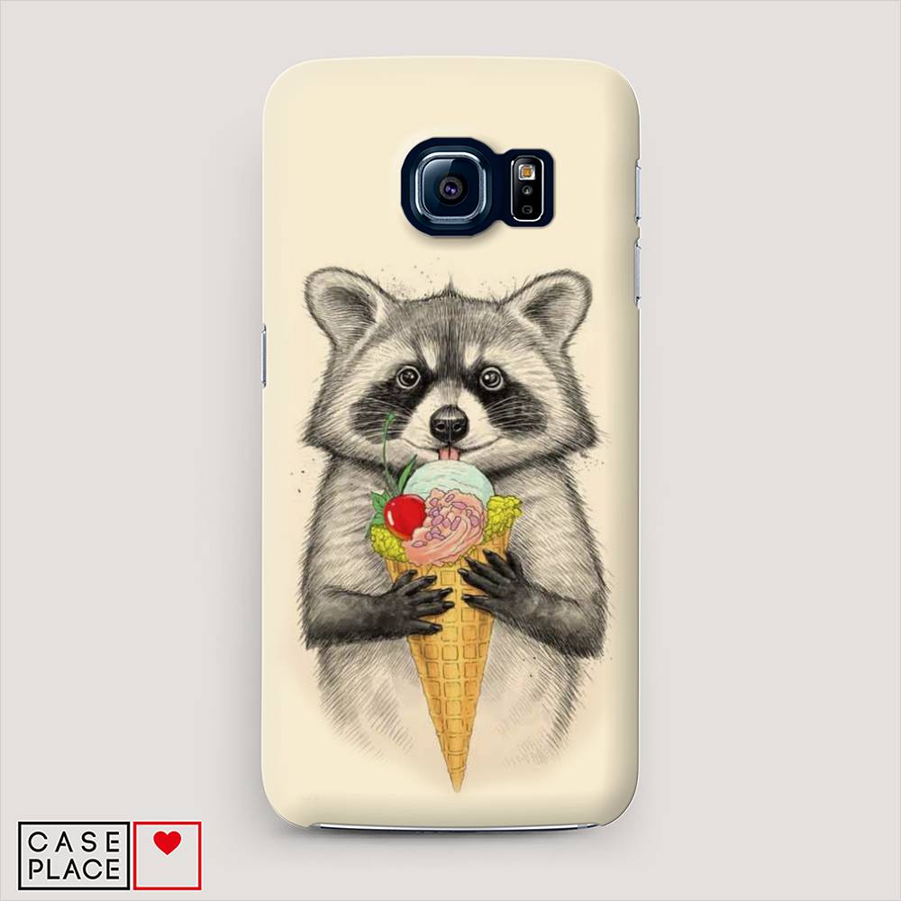 

Чехол Awog "Енот с мороженым" для Samsung Galaxy S7, 24520-7
