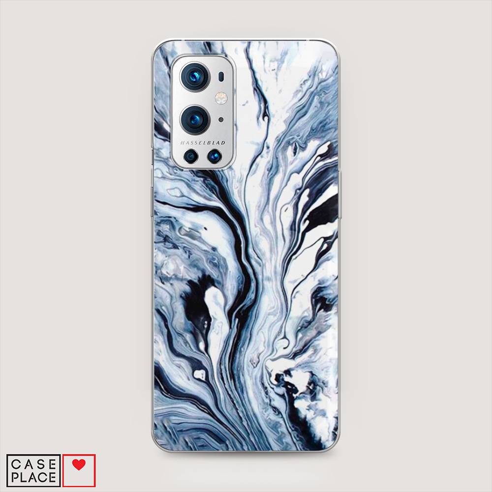

Чехол Awog на OnePlus 9 Pro / ВанПлас 9 Pro "Голубой минерал мрамор", 151550-3