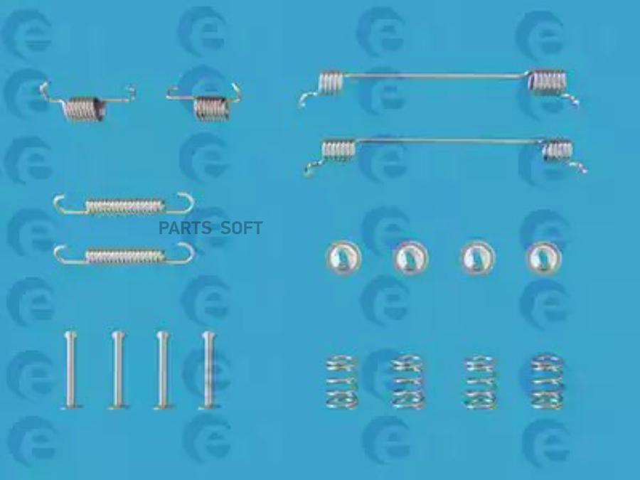 

ERT 310028 Ремкомплект стояночного тормоза FIAT: PUNTO 93- 00\ PEUGEOT: 206 99-/02-/07-