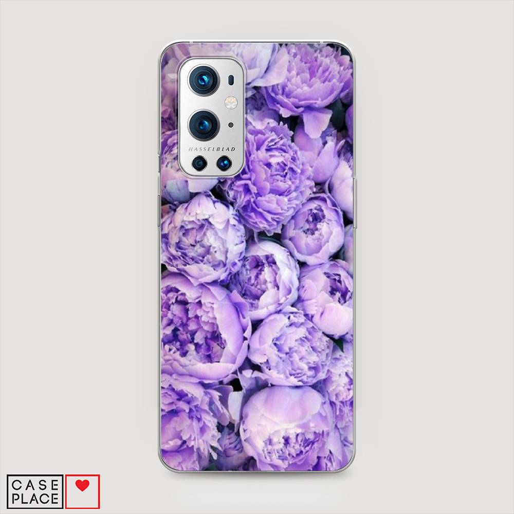 

Чехол Awog на OnePlus 9 Pro / ВанПлас 9 Pro "Пионы сиреневые", Фиолетовый;голубой, 151550-8