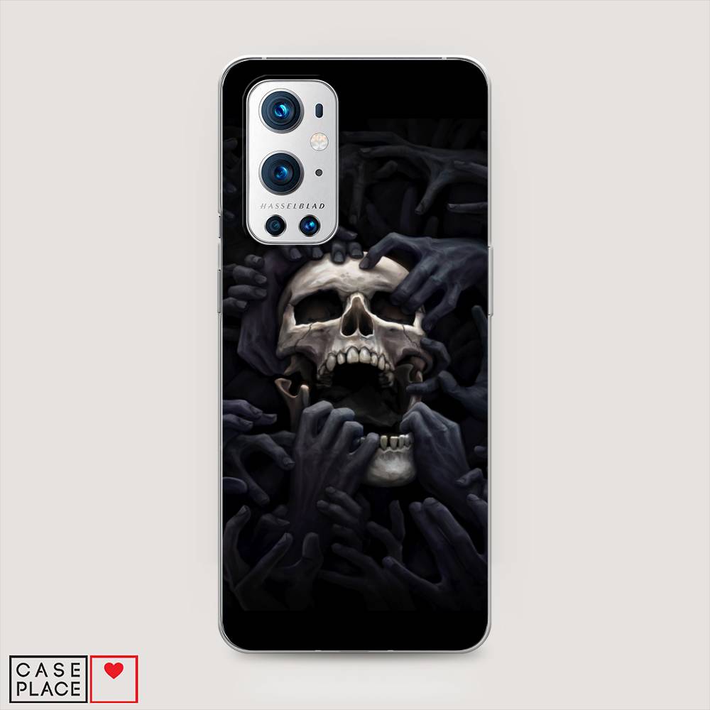 

Чехол Awog на OnePlus 9 Pro / ВанПлас 9 Pro "Череп 29", Черный;серый, 151550-9