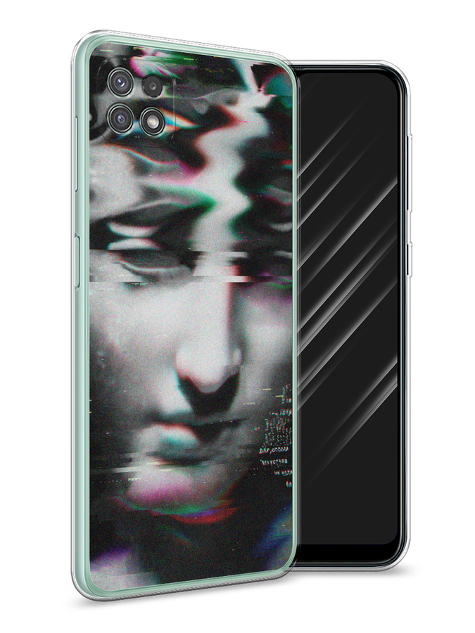 

Чехол Awog на Samsung Galaxy A22s 5G / Самсунг A22s 5G "Glitch Art", Серый, 2104250-9