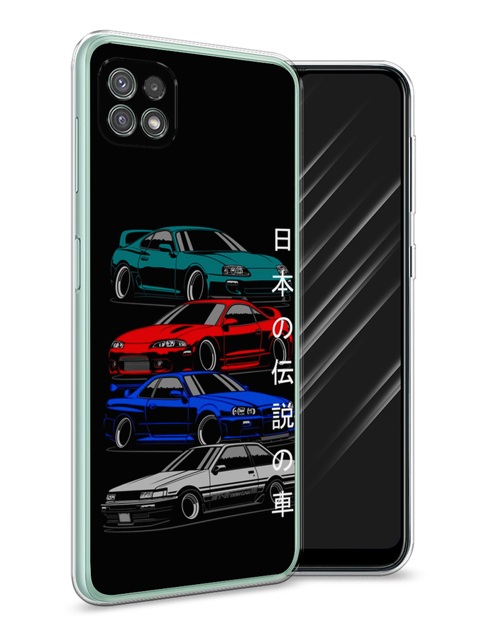 фото Чехол awog на samsung galaxy a22s 5g / самсунг a22s 5g "jdm legend cars"