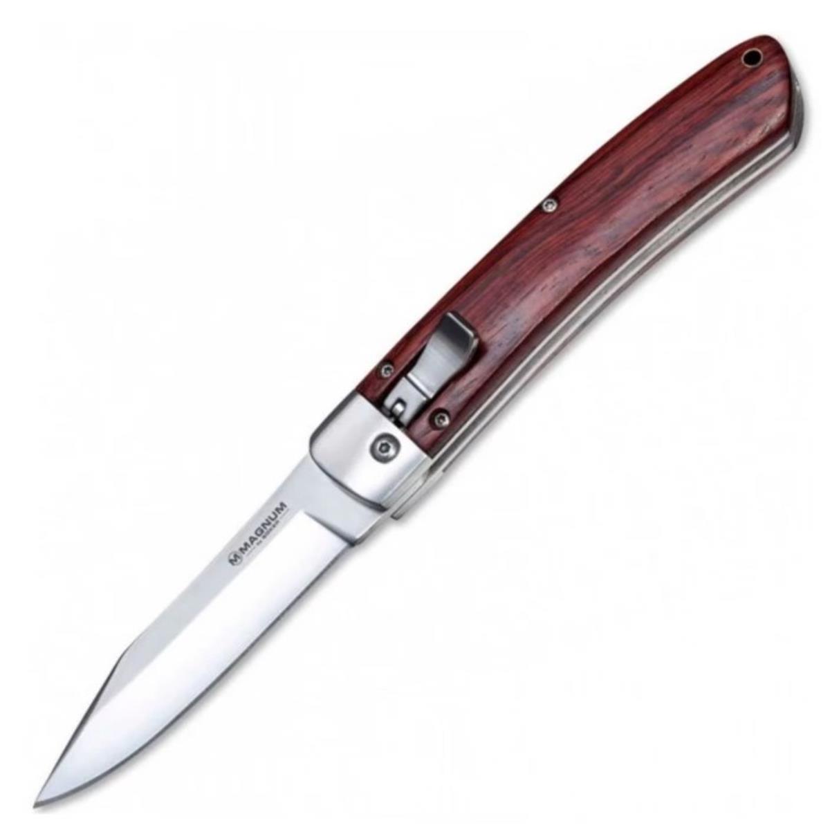 Туристический нож Boker Automatic Classic, brown, красный  - купить