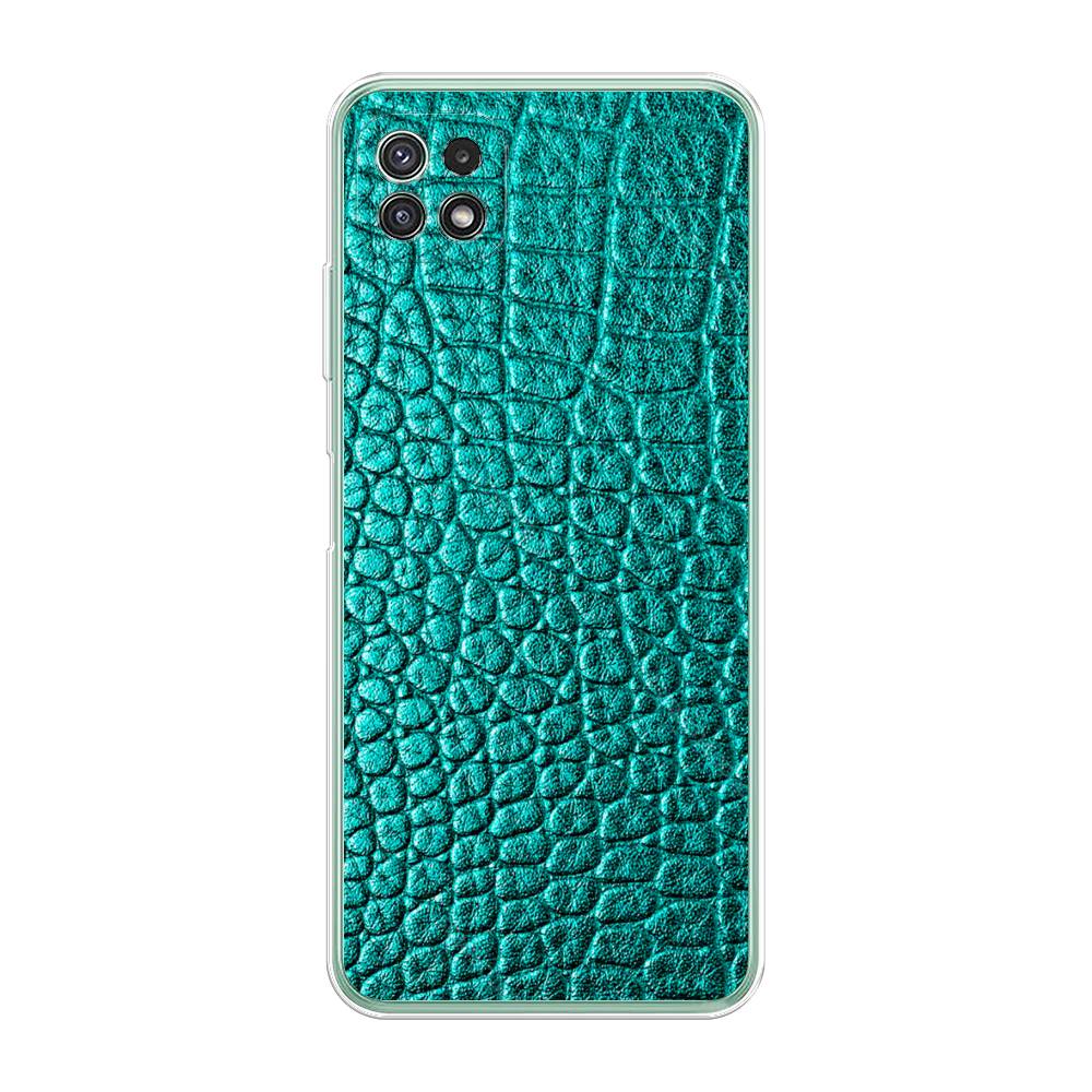 

Чехол Awog на Samsung Galaxy A22s 5G / Самсунг A22s 5G "Бирюзовая змея", 2104250-3