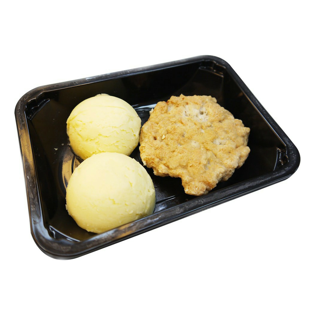 Котлета куриная Солнышко Умное решение от Vprok.ru с картофельным пюре 250 г