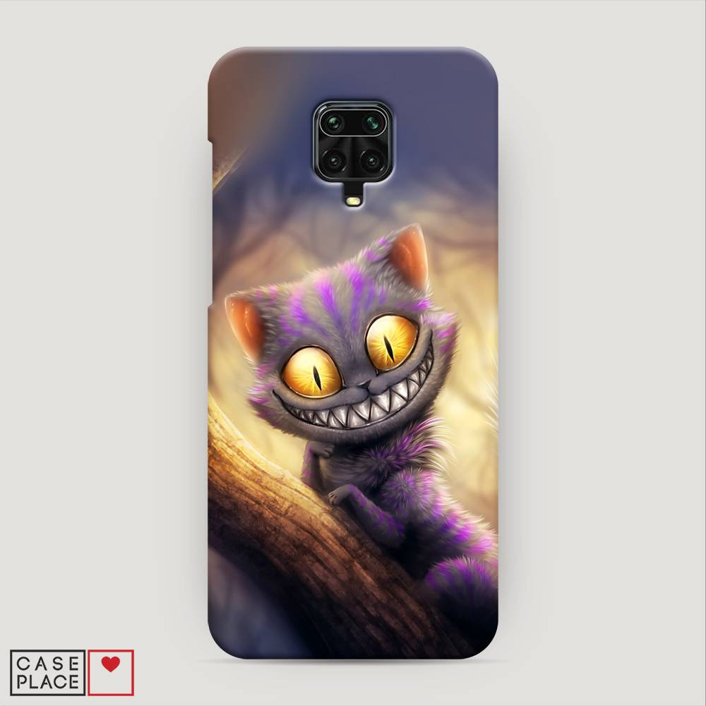 фото Пластиковый чехол "cheshire cat" на xiaomi redmi note 9 pro awog