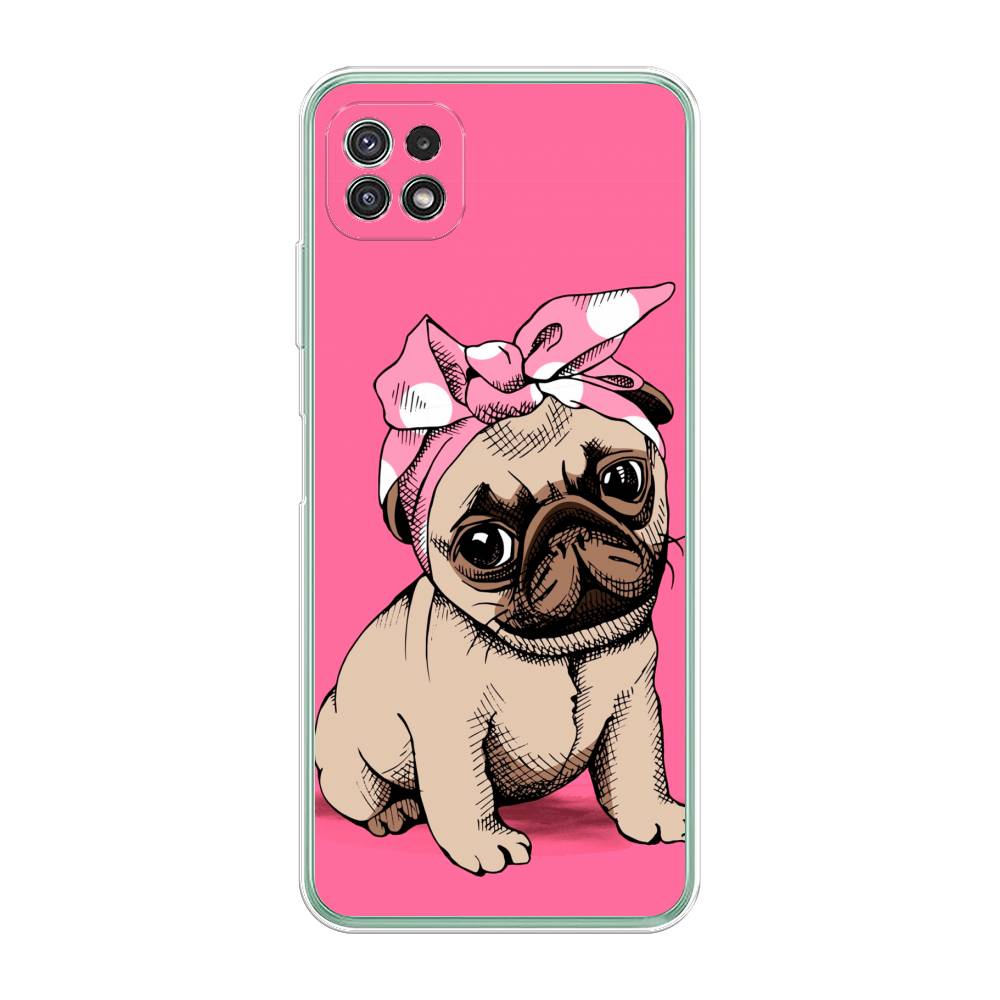 фото Чехол awog "dog pin-up" для samsung galaxy a22s 5g