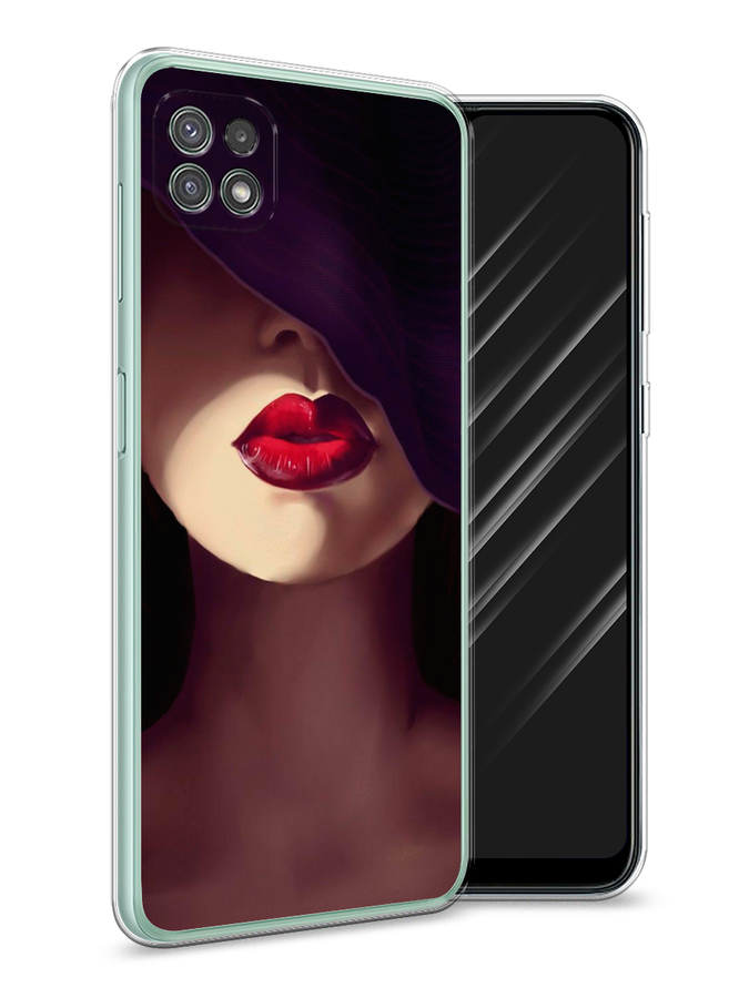 

Чехол Awog на Samsung Galaxy A22s 5G / Самсунг A22s 5G "Красные губы", Черный;бежевый;красный, 2104250-7