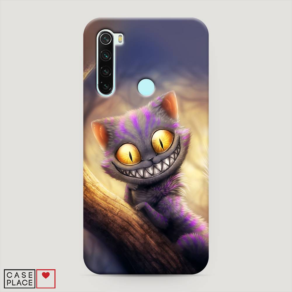 фото Пластиковый чехол "cheshire cat" на xiaomi redmi note 8 awog