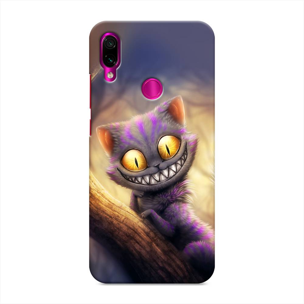 фото Пластиковый чехол "cheshire cat" на xiaomi redmi note 7 awog