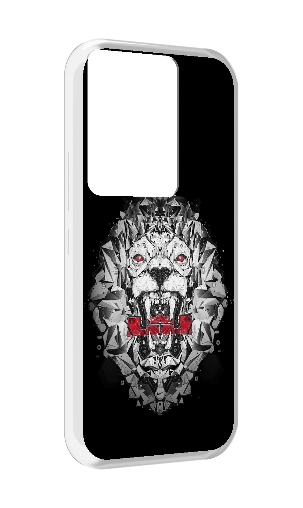 

Чехол MyPads тигр-с-гранями-черно-белый для Itel Vision 3 Plus / Itel P38 Pro, Прозрачный, Tocco
