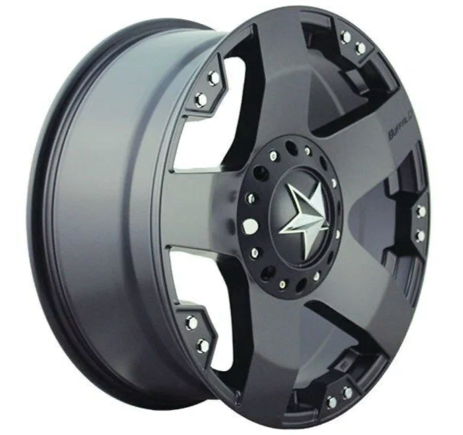 R17 6x135-139,7 9J ET12 D106,3 Buffalo BW-775 Matte-Black