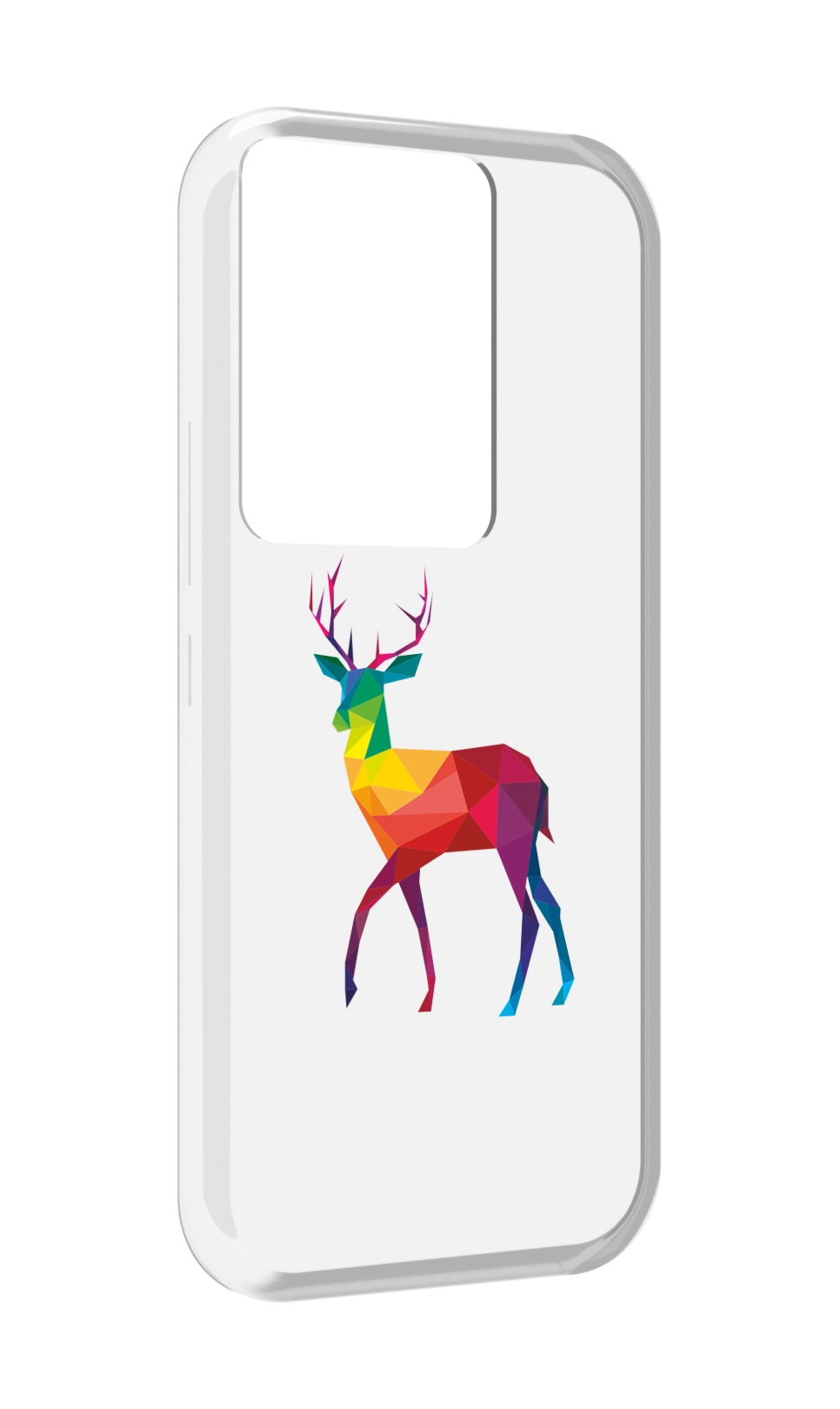 

Чехол MyPads геометрический олень для Itel Vision 3 Plus / Itel P38 Pro, Прозрачный, Tocco