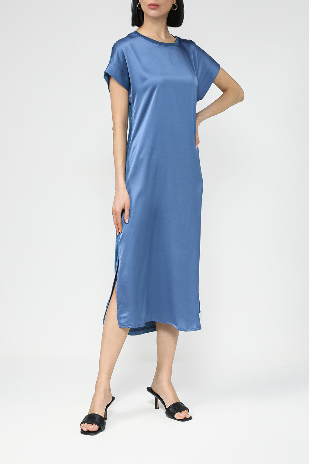 Платье женское Rinascimento CFC0117726003 синее M